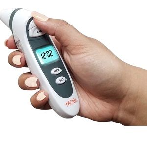 MOBI DualScan Prime Ear and Forehead Digital Thermometer with Memory Recording.